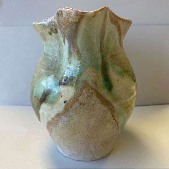 Vintage Studio Ceramic Art Pottery Drip Glaze Pitcher - Picture 4 of 9